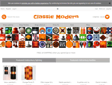 Tablet Screenshot of classic-modern.co.uk